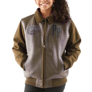Pelle Pelle Kids True to Our Roots Olive Green Jacket
