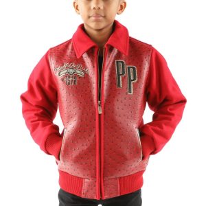 Pelle Pelle Kids True to Our Roots Red Jacket