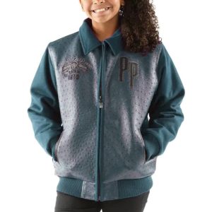 Pelle Pelle Kids True to Our Roots Turquoise Jacket