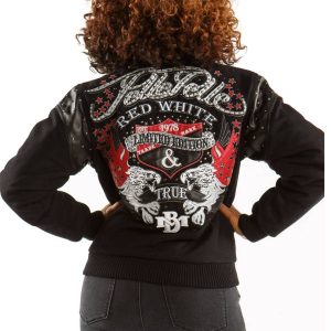 Pelle Pelle Ladies 1978 MB Limited Edition True Black Wool Jacket