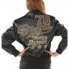 Pelle Pelle Ladies 78 Vintage Legend Varsity Black Leather Jacket