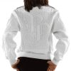 Pelle Pelle Ladies MB Fur Collar White Bomber Leather Jacket