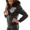 Pelle Pelle Ladies MB Legacy Edition Black Fur Hood Jacket