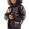 Pelle Pelle Ladies Queen Of Thrones 1978 Purple Full Grain Leather Jacket