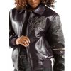 Pelle Pelle Ladies Queen Of Thrones 1978 Purple Genuine Leather Jacket