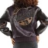 Pelle Pelle Ladies Queen Of Thrones 1978 Purple Real Leather Jacket