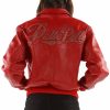 Pelle Pelle Ladies Red Genuine Leather Jacket