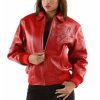 Pelle Pelle Ladies Red Leather Jacket