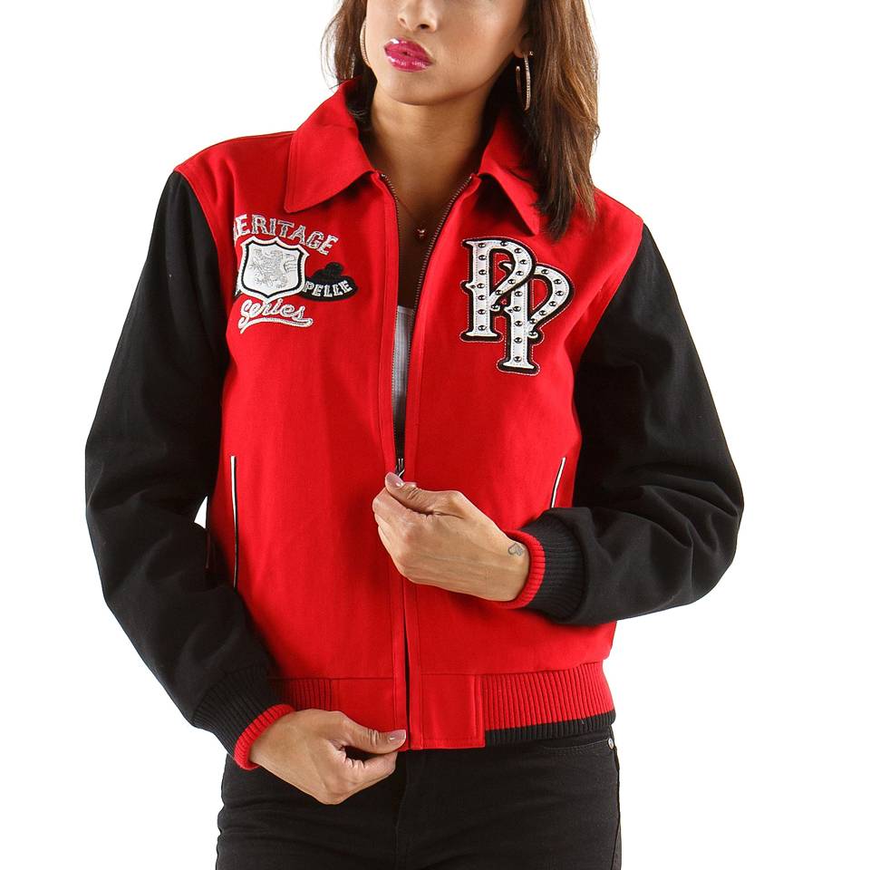 Pelle Pelle Ladies Soda Club MB Heritage Series Red Jacket