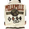 Pelle Pelle Ladies World Famous Soda Club Cream Plush Wool Jacket