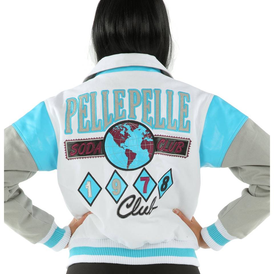 Pelle Pelle Ladies World Famous Soda Club White Jacket