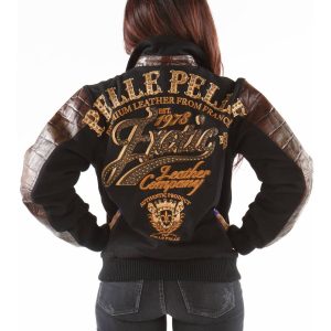 Pelle Pelle Ladies 1978 Exotic Black Wool Jacket