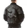 Pelle Pelle Legacy Dragon Encrusted Black Jacket