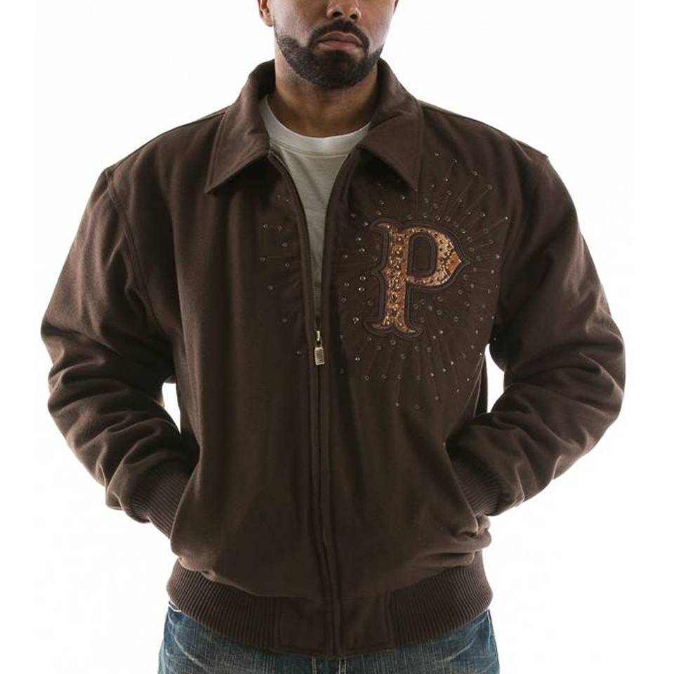 Pelle Pelle Legacy Dragon Encrusted Dark Brown Jacket