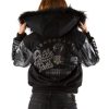 Pelle Pelle Legendary 1978 Black Fur Hood Wool Jacket