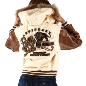 Pelle Pelle Legendary 1978 Cream Fur Hood Wool Jacket
