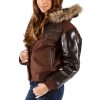 Pelle Pelle Legendary 1978 Dark Brown Fur Hood Jacket