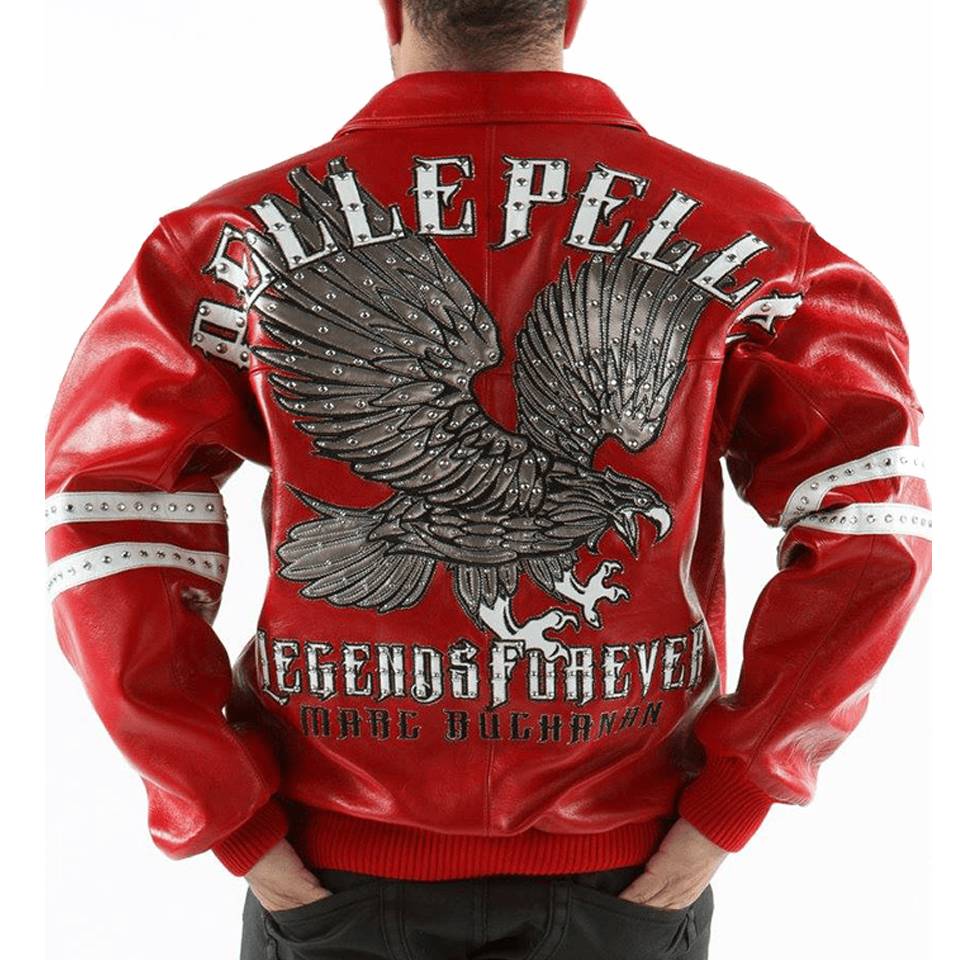Pelle Pelle Legends Forever MB Red Leather Jacket