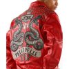 Pelle Pelle Lethal 1978 Red Cabernet Leather Jacket