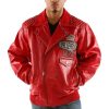 Pelle Pelle Lethal 1978 Red Cabernet Plush Jacket