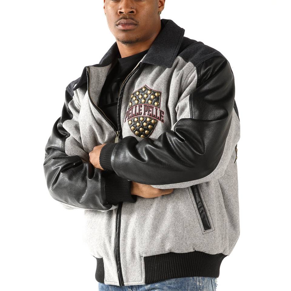Pelle Pelle Limited Edition Barged Royal 1978 Grey Jacket