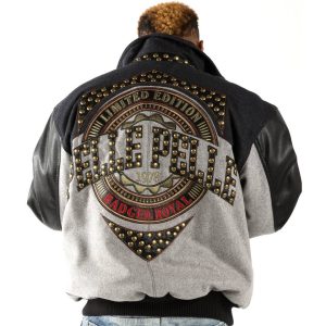Pelle Pelle Limited Edition Barged Royal 1978 Grey Wool Jacket