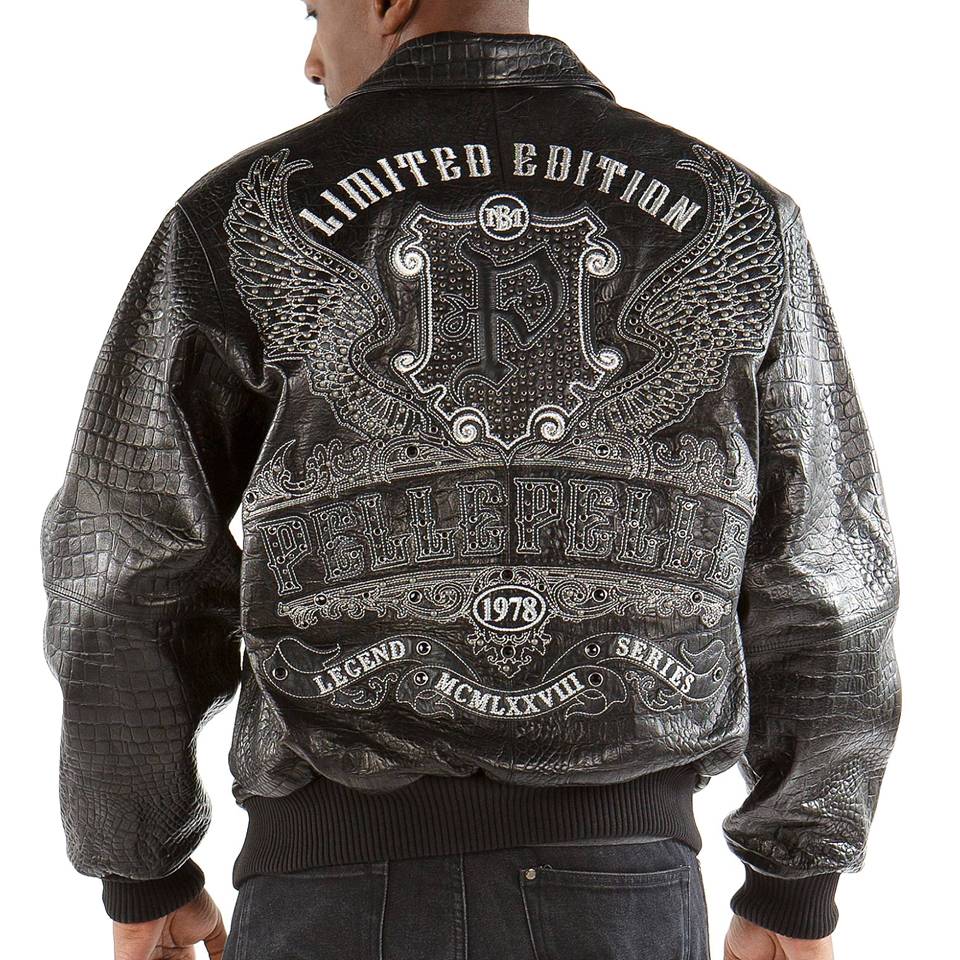 Pelle Pelle Limited Edition MB 1978 Black Genuine Leather Jacket