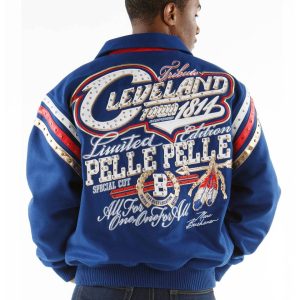 Pelle Pelle Limited Edition Tribute Cleveland 1814 Blue Jacket