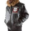 Pelle Pelle Live Like a King MB Black Fur Hood Jacket