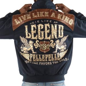 Pelle Pelle Live Like a King MB Navy Wool Jacket