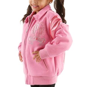 Pelle Pelle Girls Live Like a Queen Pink Jacket