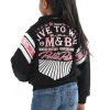 Pelle Pelle Live to Win MB 1978 Black Girls Wool Jacket