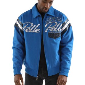Pelle Pelle Live to Win MB 1978 Blue Jacket