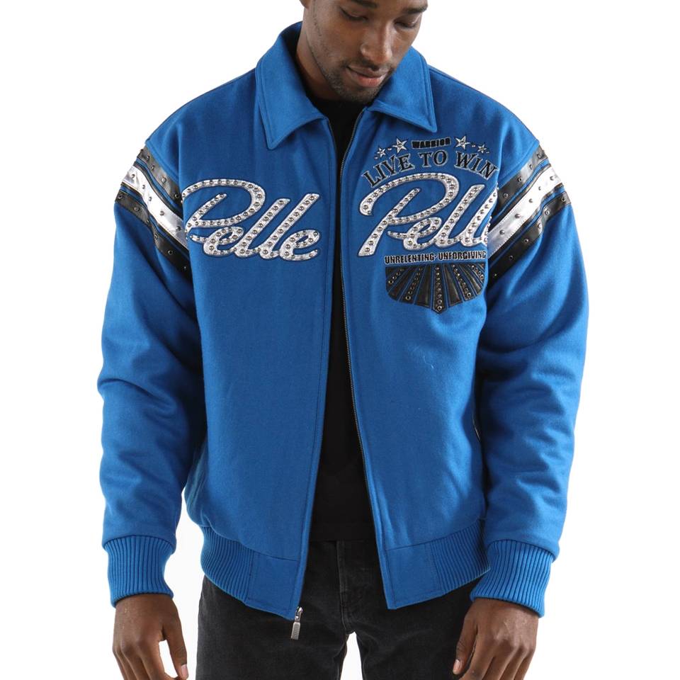 Pelle Pelle Live to Win MB 1978 Blue Jacket