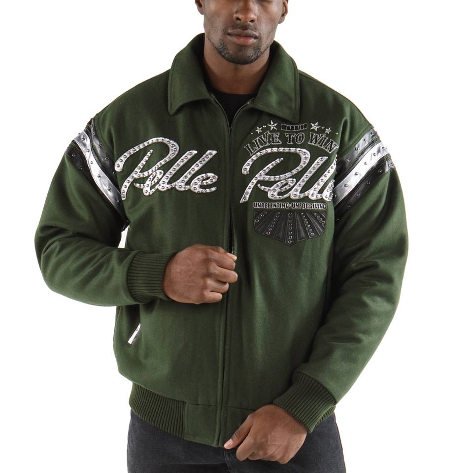 Pelle Pelle Live to Win MB 1978 Green Jacket