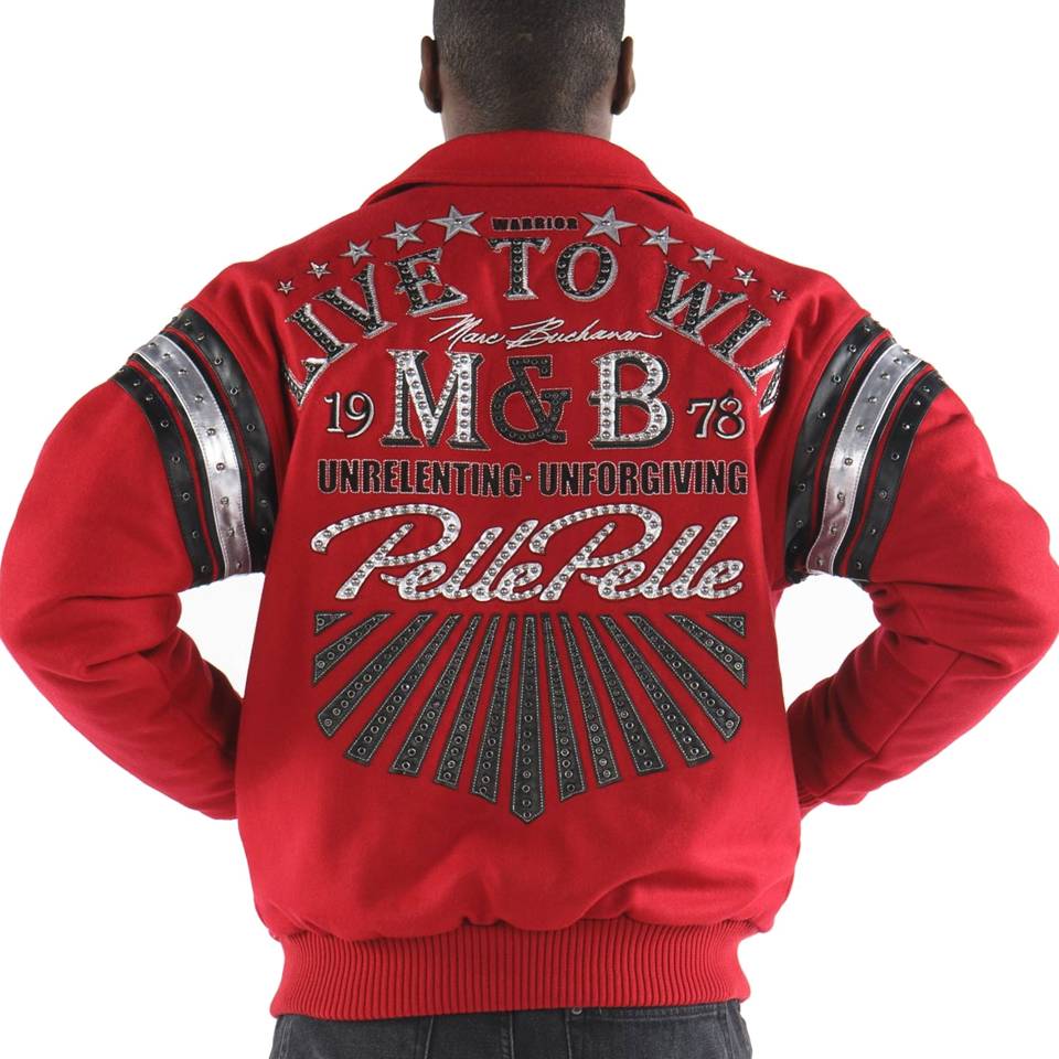 Pelle Pelle Live to Win MB 1978 Red Jacket