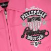 Pelle Pelle MB 1978 Bruiser Pink Plush Women Crop Jacket