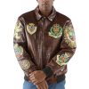 Pelle Pelle MB 1978 Coat of Arms Dark Brown Jacket