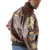 Pelle Pelle MB 1978 Coat of Arms Dark Brown Leather Jacket
