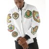 Pelle Pelle MB 1978 Coat of Arms White Jacket