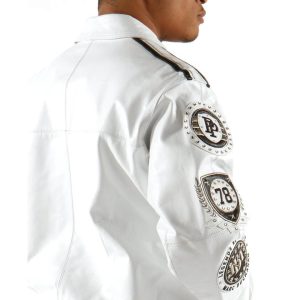 Pelle Pelle MB 1978 Domination White Leather Jacket