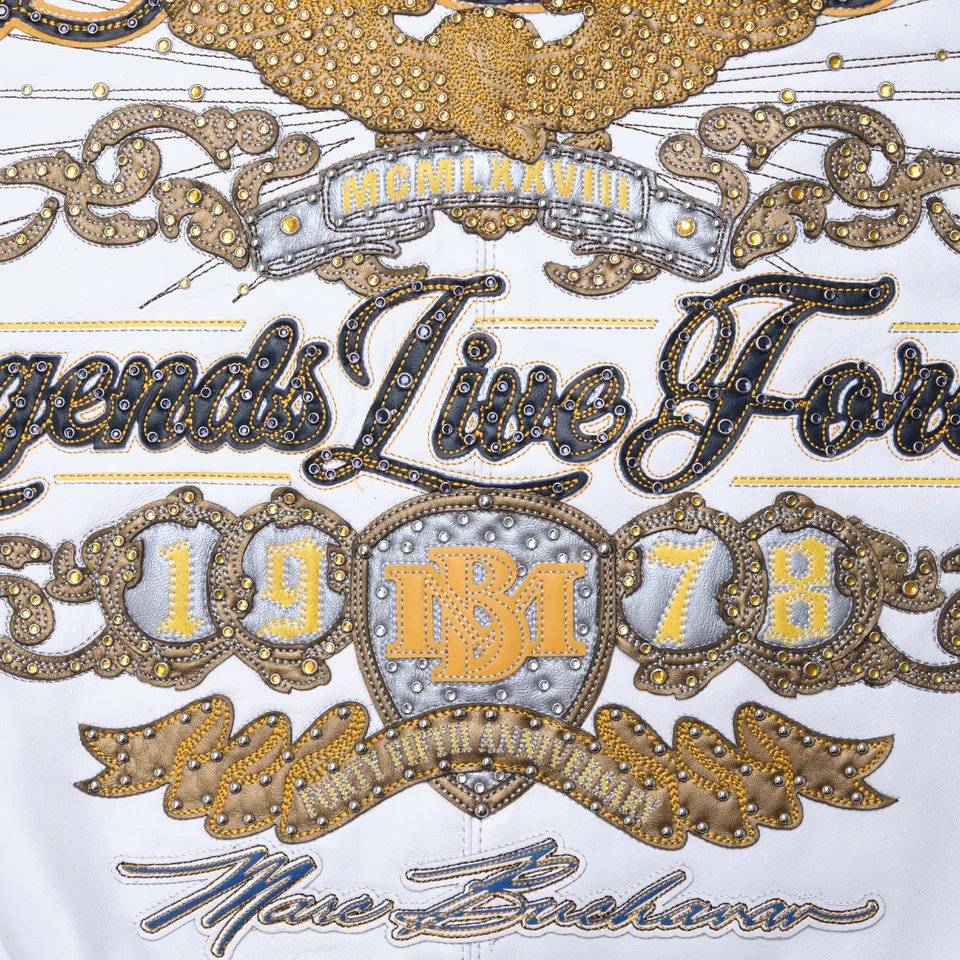 Pelle Pelle MB 1978 Legends Live Forever White Jacket