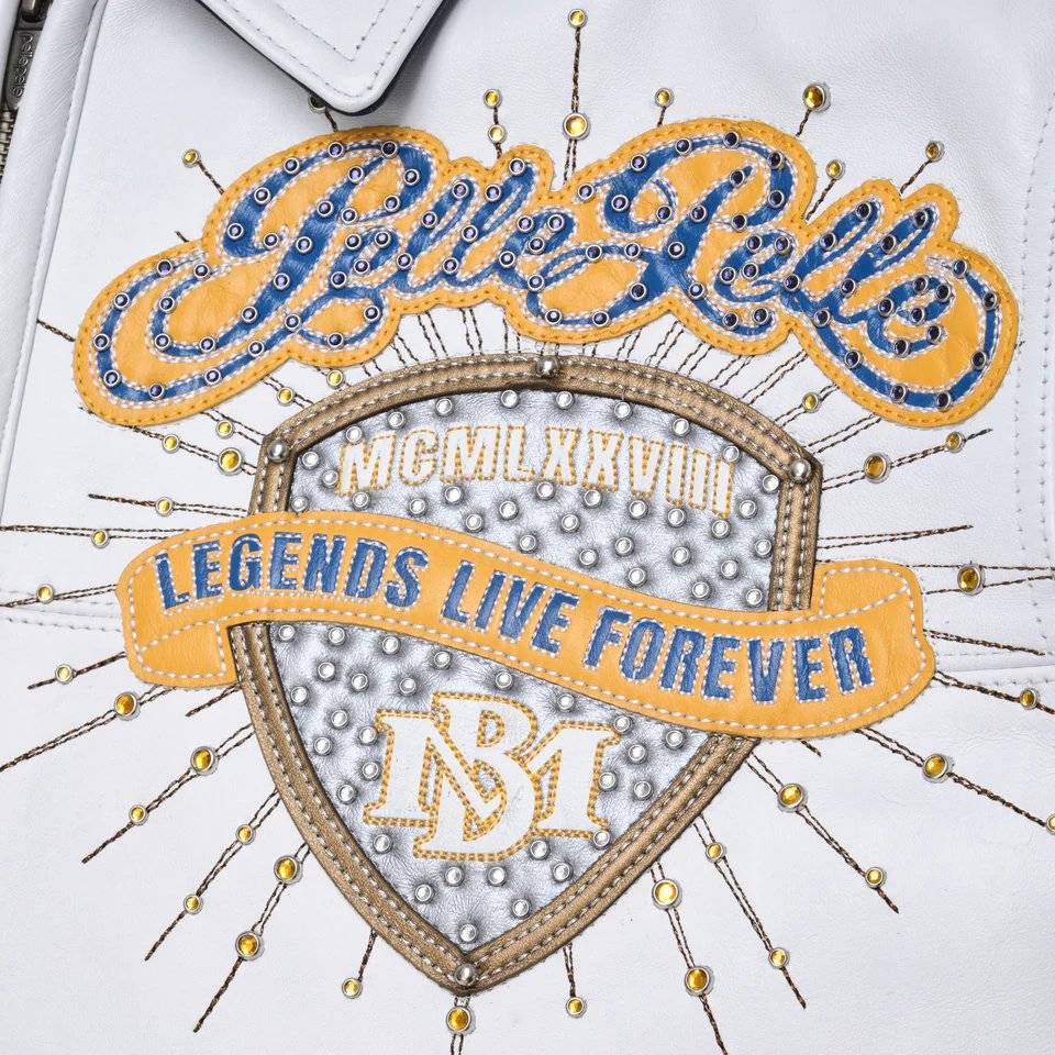 Pelle Pelle MB 1978 Legends Live Forever White Men Jacket