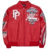 Pelle Pelle MB American Bruiser Red Plush Jacket
