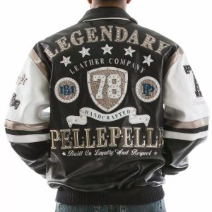 Pelle Pelle MB Black Legendary Encrusted Leather Jacket