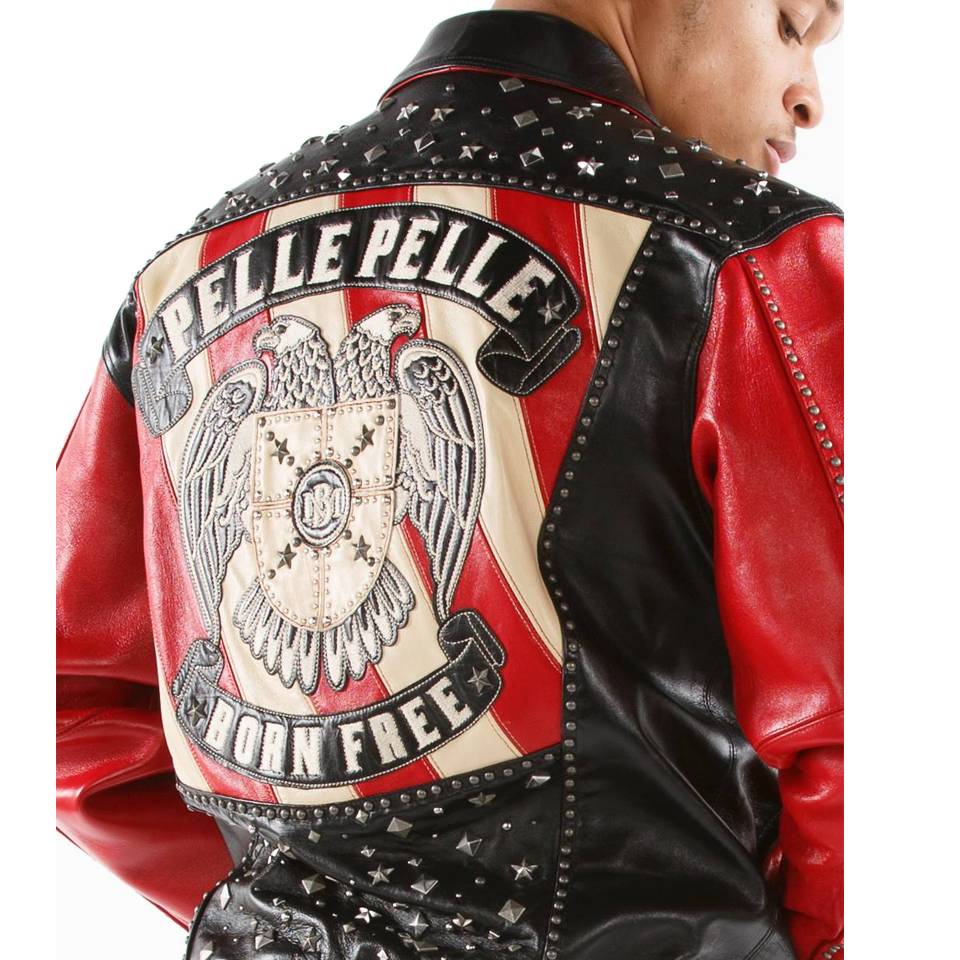 Pelle Pelle MB Born Free Black Genuine Leather Jacket