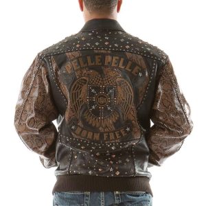 Pelle Pelle MB Born Free Dark Brown Leather Jacket