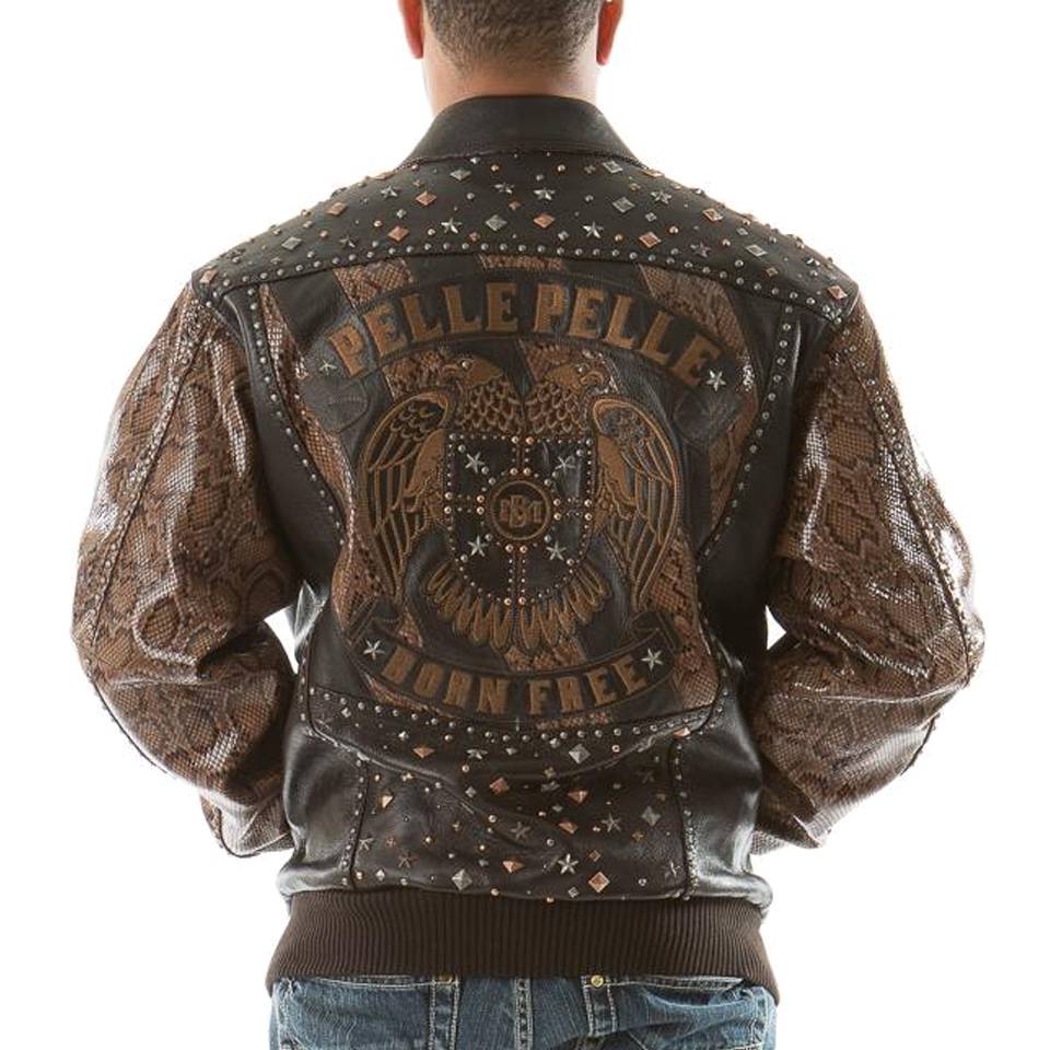 Pelle Pelle MB Born Free Dark Brown Leather Jacket