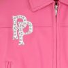 Pelle Pelle MB Bruiser Pink Plush Women Crop Jacket