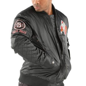 Pelle Pelle MB Cool Cat Black Satin Jacket